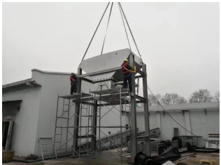 南京現(xiàn)場 皮帶機即將安裝完成?。?！